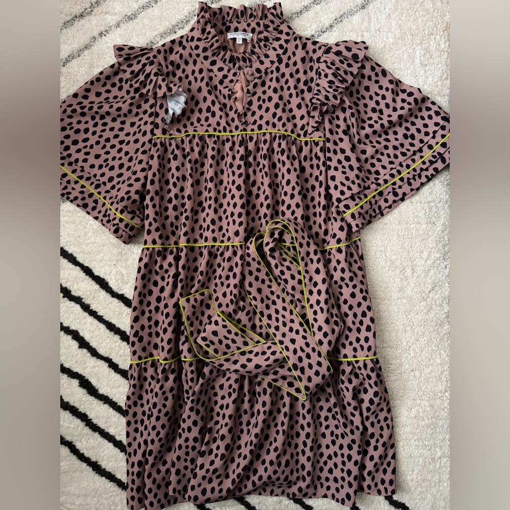 Crosby dress with tie